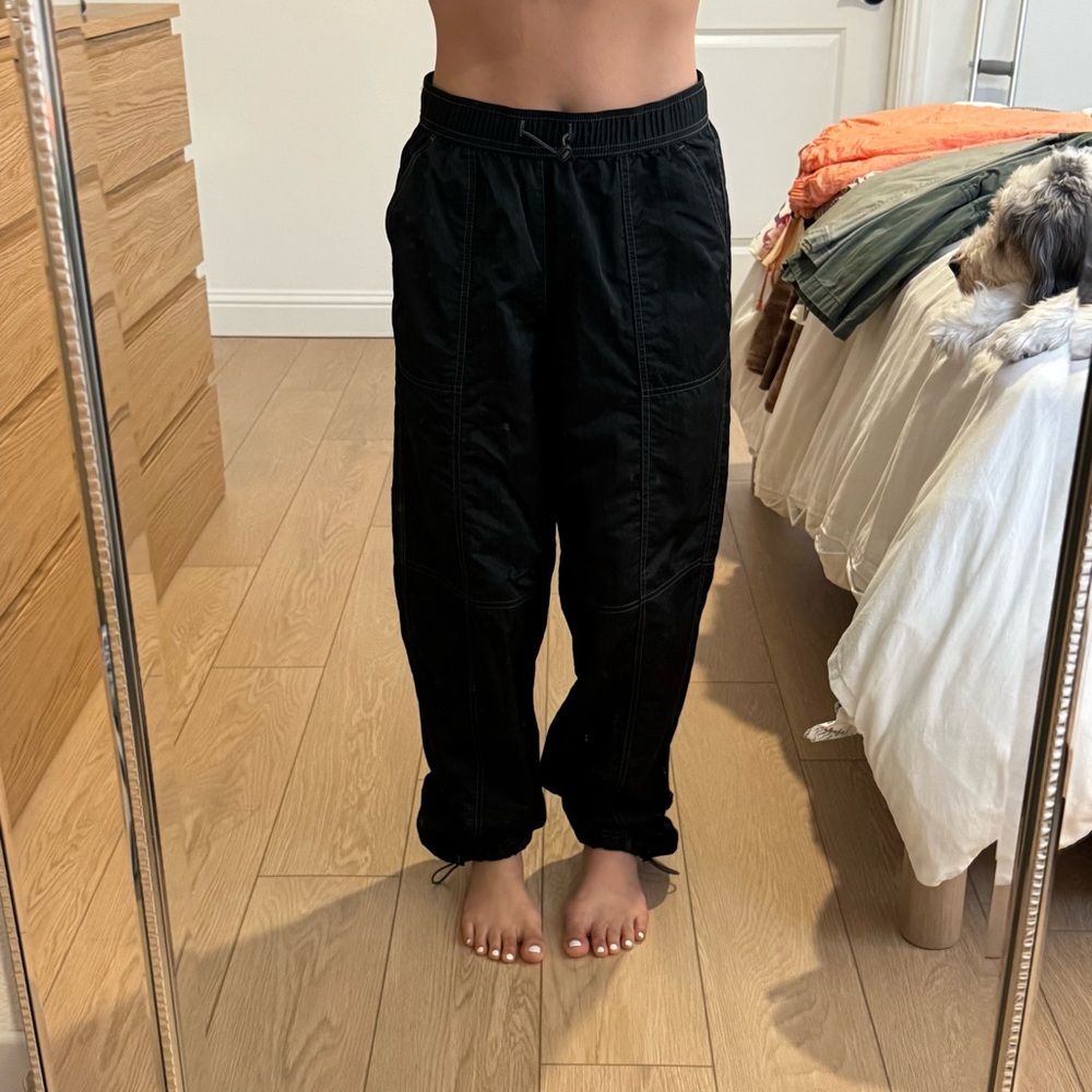 Black Parachute Pants